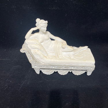 Estatuilla de Pauline Bonaparte como Venus Victrix inspirada en el escultor Antonio Canova