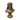 Busto de Cristo de bronce con dedicatoria a don Luís Lira Luco