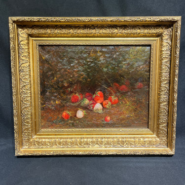 Celia Castro - Óleo sobre tela 'Frutillas'