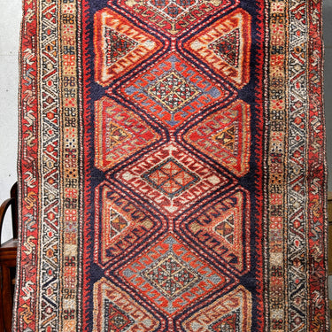 Alfombra pasillo Persa Caucasiana - lana tonos naranjos