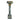 Columna italiana s. XIX mármol verde y aplicaciones en bronce ormolú