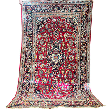 Persa Keshan diseño floral 215 cm x 125 cm