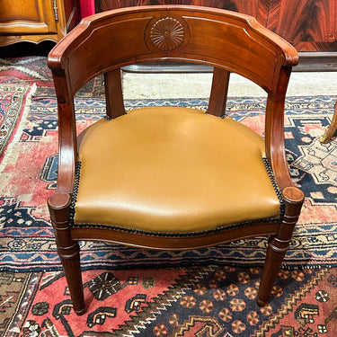 Sillón de escritorio inglés en caoba s.XX