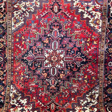 Alfombra Persa 'Heriz Eagle' lana multicolores 235cm x 340cm