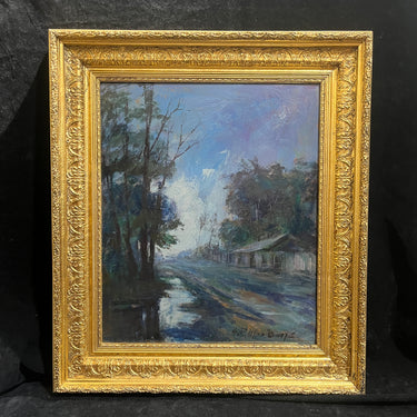 Raúl Ulloa Burgos - Óleo sobre tela 'Después de la lluvia'