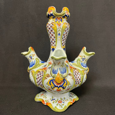 Florero de boquillas múltiples para tulipanes ‘vase à tulipes’ francés s.XX Bucarest Art & Antiques