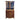 Cabinet secretaire Inglés en caoba satinada y raiz de caoba circa 1920