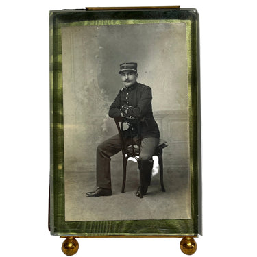 Portarretrato francés vidrio biselado