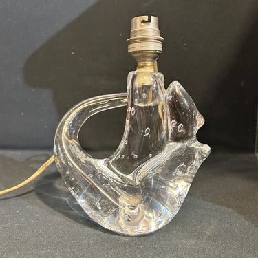 Lámpara de cristal Scheneider France diseño orgánico, años 60'