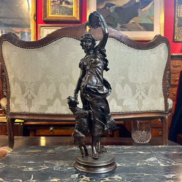 Escultura en bronce 'Gitana' de Jean-Baptiste Germain (1841-1910)