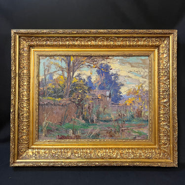 Luis Strozzi - Óleo sobre tela 'Paisaje campestre' Bucarest Art & Antiques