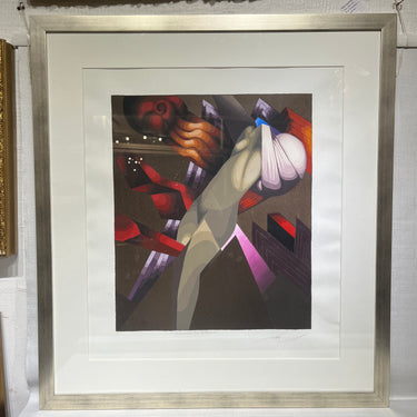 Mario Toral - Serigrafía 'Prisionera de piedra' P/T