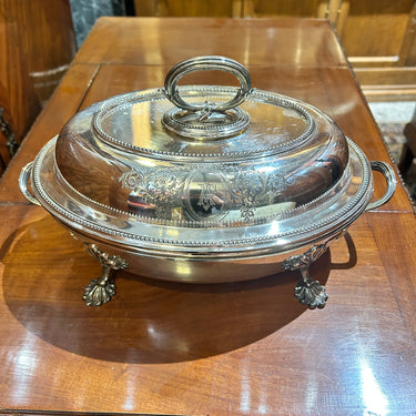 Guisera doble de plaqué inglés Barker Brothers & Co fines s.XIX