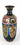 Jarrón botella japonés en esmaltes tabicados