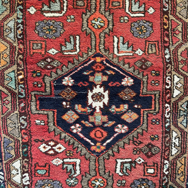 Alfombra Iraní Pasillo tribal tres medallones 296x84 Bucarest Art & Antiques