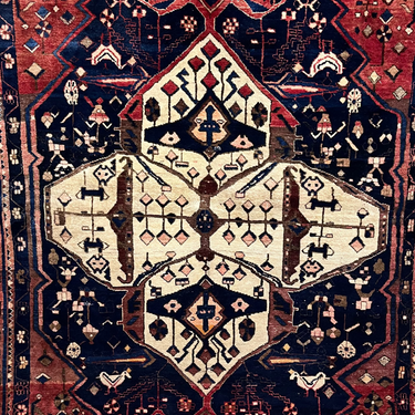 Alfombra persa de Kashan 210 x 295 cms. Fin de Temporada