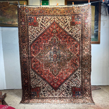 Alfombra Persa Heriz medallón de flor central 320x230 Colección Exclusiva