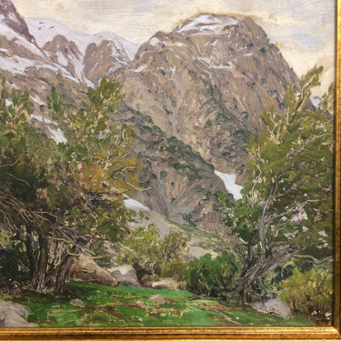 Alfredo Araya – Óleo ‘Paisaje cordillerano’ | Bucarest Art Gallery Consignación