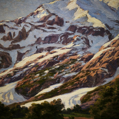 Anónimo - Óleo 'Paisaje cordillerano` Bucarest Art Gallery