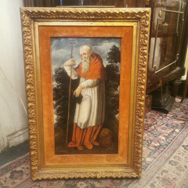 Anónimo - Óleo sobre madera 'San Jerónimo' Temporada26