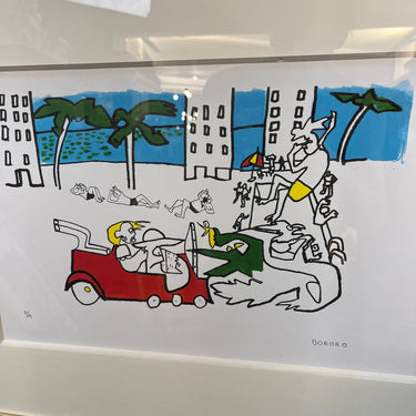 Bororo - Litografía ‘Naples’ | Bucarest Art Gallery Bucarest Art & Antiques