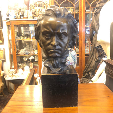 Busto Beethoven en bronce Bucarest Art & Antiques