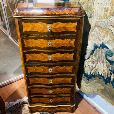 Chiffonier Luis XV enchapado palisandro | Bucarest Art Gallery Bucarest Art & Antiques