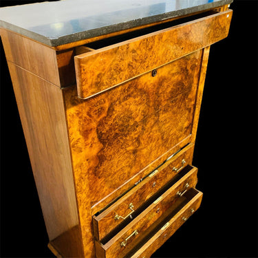 Chiffonier mármol y raíz de nogal | Bucarest Art Gallery Bucarest Art & Antiques