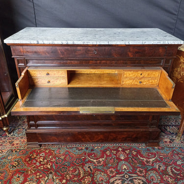 Cómoda Escritorio Louis Philippe cubierta de mármol | Bucarest Art Gallery Bucarest Art & Antiques