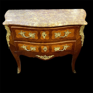 Cómoda Luis XV con mármol crema | Bucarest Art Gallery Bucarest Art & Antiques