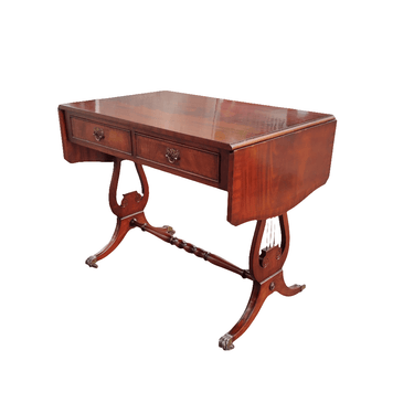 Escritorio caoba y bronce estilo Sofa Table inglés Georgian Bucarest Art & Antiques