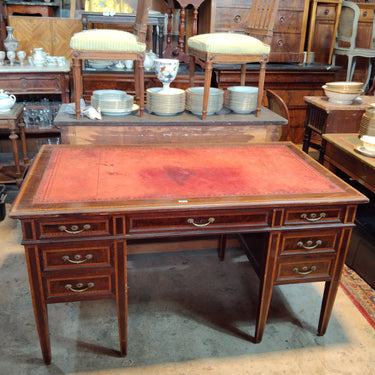 Escritorio de ministro estilo Luis XVI bureau-plat de Frederic Schmit Bucarest Art & Antiques