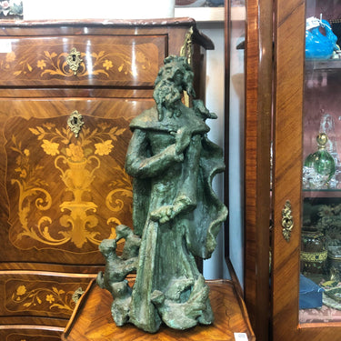 Escultura Pastor de terracota Bucarest Art & Antiques