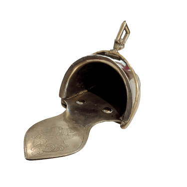 Estribo de dama chileno de plata antiguo tallados de Plata