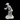 Figura de porcelana Capodimonte hombre caminando con documentos Bucarest Art & Antiques