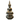 Figura tailandesa bronce Buda en loto sobre pedestal Bucarest Art & Antiques