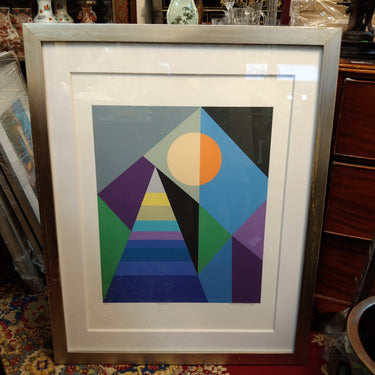 Grabado de Carmen Piemonte "Piramidal 2022"  Bucarest Art & Antiques