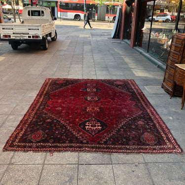 Gran alfombra tonos rojos persa 305 x 233 Colección Exclusiva