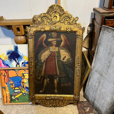 Gran Arcángel Arcabucero Ariel Colonial Cuzqueño Bucarest Art & Antiques