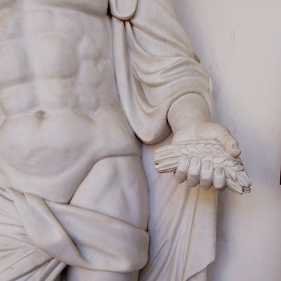 Gran escultura Neptuno en mármol Bucarest Art & Antiques