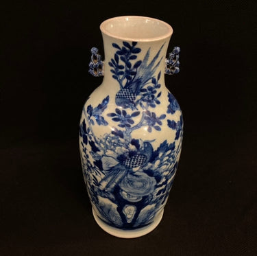 Gran jarrón chino porcelana aves y flores | Bucarest Art Gallery Bucarest Art & Antiques