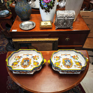 Jardineras francesas de porcelana Keller y Guérin Bucarest Art & Antiques