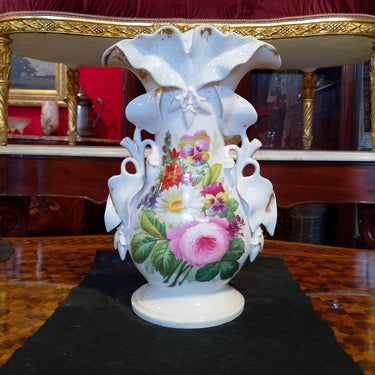 Jarrón isabelino Vieux Paris tamaño mediano gran boquete Bucarest Art & Antiques