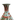 Jarrón porcelana china 'escena en jardín en verde y rojo' | Bucarest Art Gallery Bucarest Art & Antiques