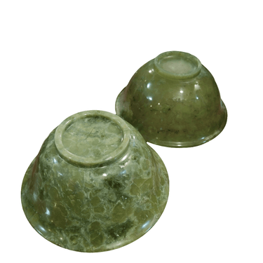 Juego de dos bowls chinos de jade Bucarest Art & Antiques