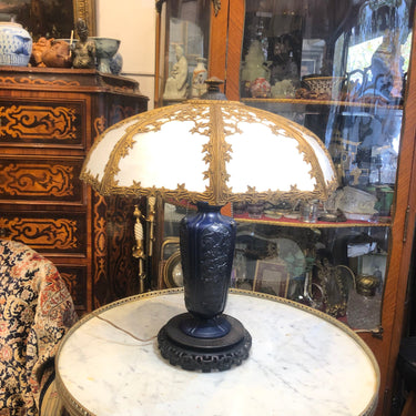 Lámpara de mesa japonesa estilo Tiffany Bucarest Art & Antiques