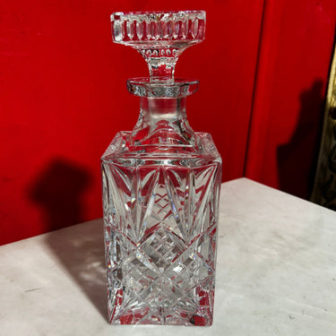 Licorera cristal francesa rectangular Bucarest Art & Antiques
