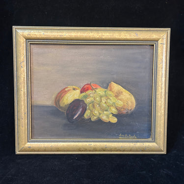 Luís Torterolo - Óleo sobre tela  ‘Bodegón de frutas de la estación’ Bucarest Art & Antiques