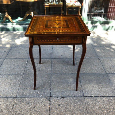 Mesa Italiana s.XIX marquetería | Bucarest Art Gallery Bucarest Art & Antiques