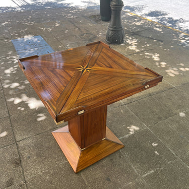 Mesa marítima inglesa Starbay con marquetería estilo naval Bucarest Art & Antiques